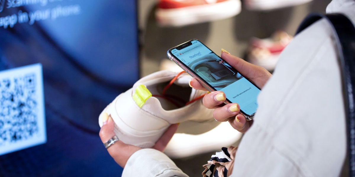 Scanning a product with an app